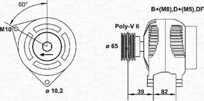 Magneti Marelli 943355096010 - Alternatore autozon.pro