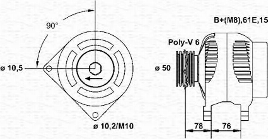 Magneti Marelli 943355097010 - Alternatore autozon.pro