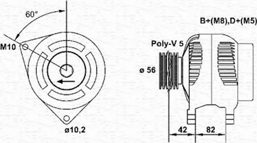 Magneti Marelli 943355045010 - Alternatore autozon.pro