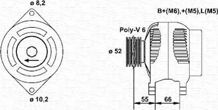 Magneti Marelli 943355055010 - Alternatore autozon.pro