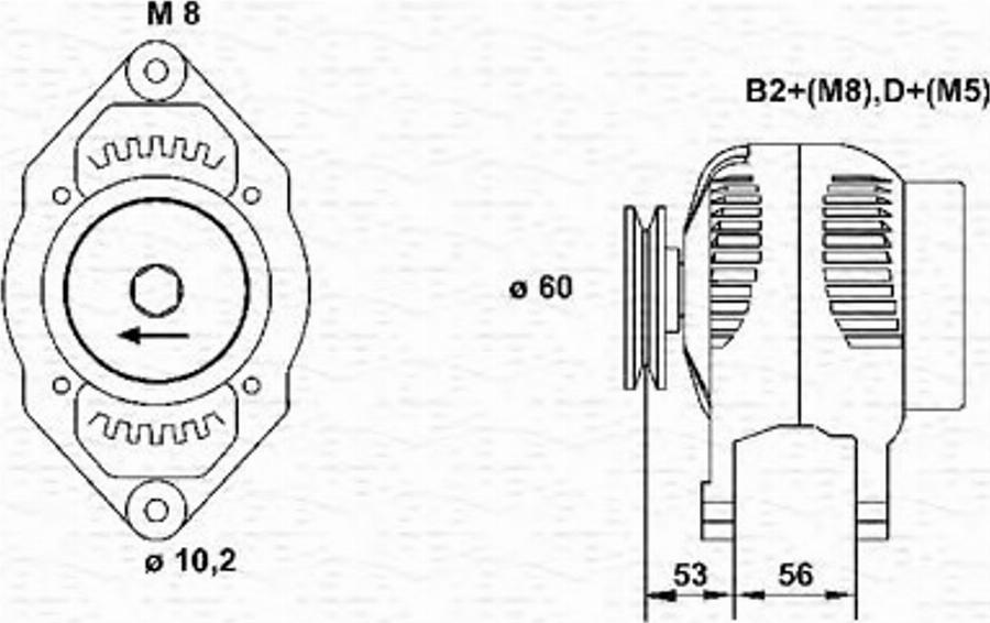 Magneti Marelli 943355050010 - Alternatore autozon.pro