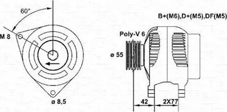 Magneti Marelli 9433 550 140 10 - Alternatore autozon.pro