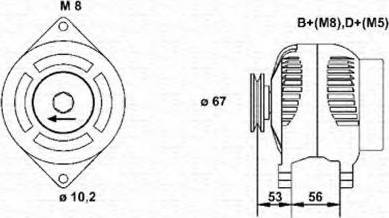 Magneti Marelli 943355015010 - Alternatore autozon.pro