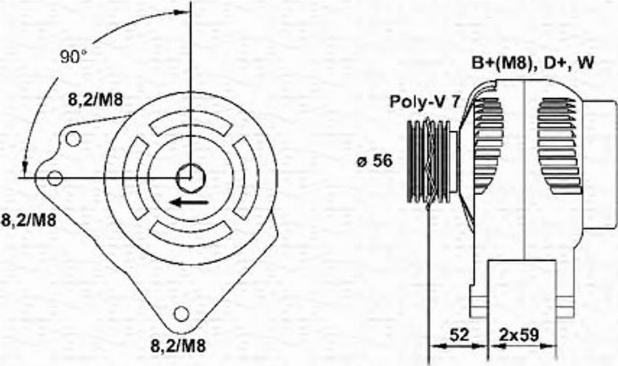 Magneti Marelli 943355011010 - Alternatore autozon.pro