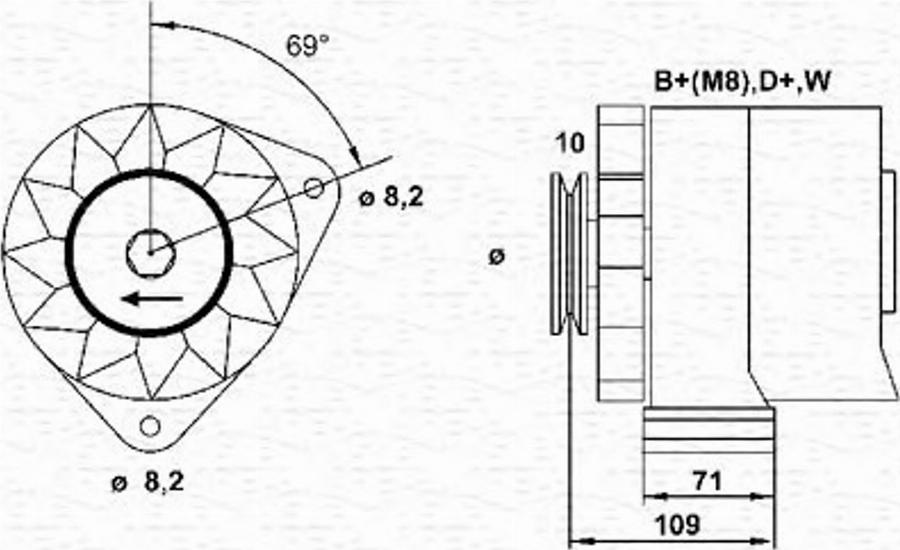 Magneti Marelli 943355083010 - Alternatore autozon.pro