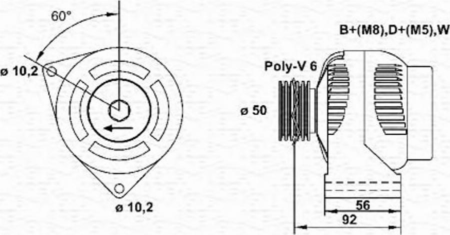 Magneti Marelli 943355087010 - Alternatore autozon.pro