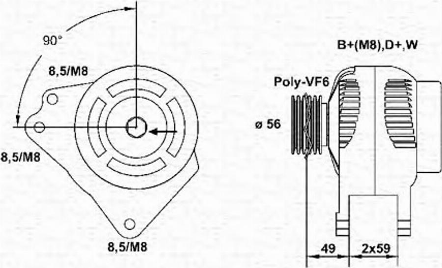 Magneti Marelli 943355030010 - Alternatore autozon.pro