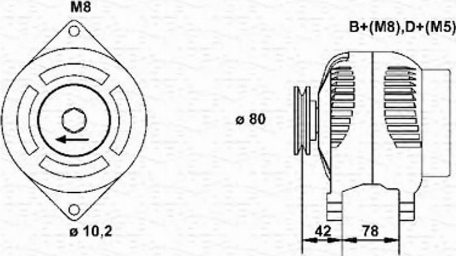 Magneti Marelli 943355029010 - Alternatore autozon.pro