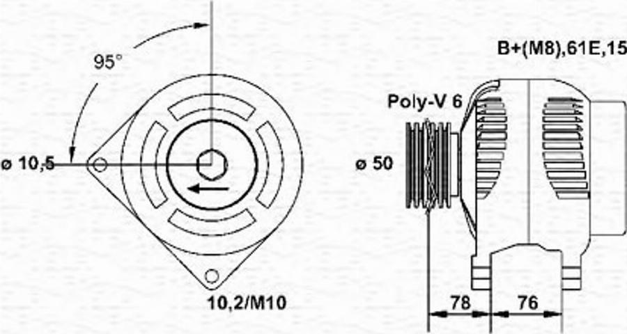 Magneti Marelli 943355026010 - Alternatore autozon.pro