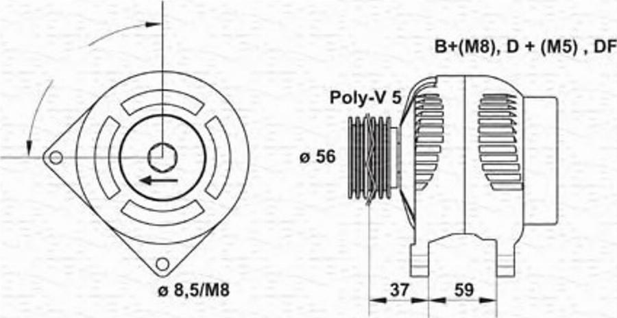 Magneti Marelli 943355027010 - Alternatore autozon.pro