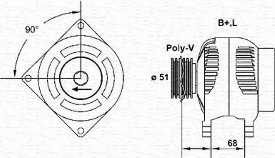 Magneti Marelli 943355194010 - Alternatore autozon.pro