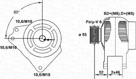 Magneti Marelli 943355144010 - Alternatore autozon.pro