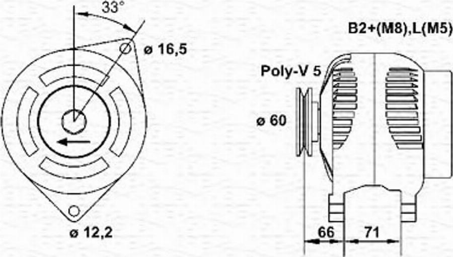 Magneti Marelli 943355147010 - Alternatore autozon.pro