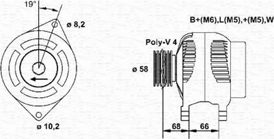 Magneti Marelli 943355105010 - Alternatore autozon.pro