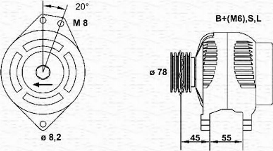 Magneti Marelli 943355183010 - Alternatore autozon.pro