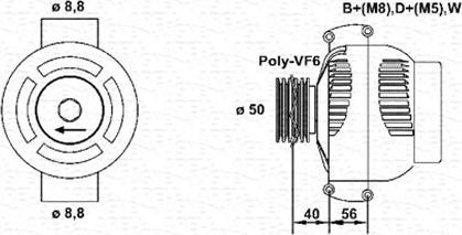 Magneti Marelli 943355134010 - Alternatore autozon.pro