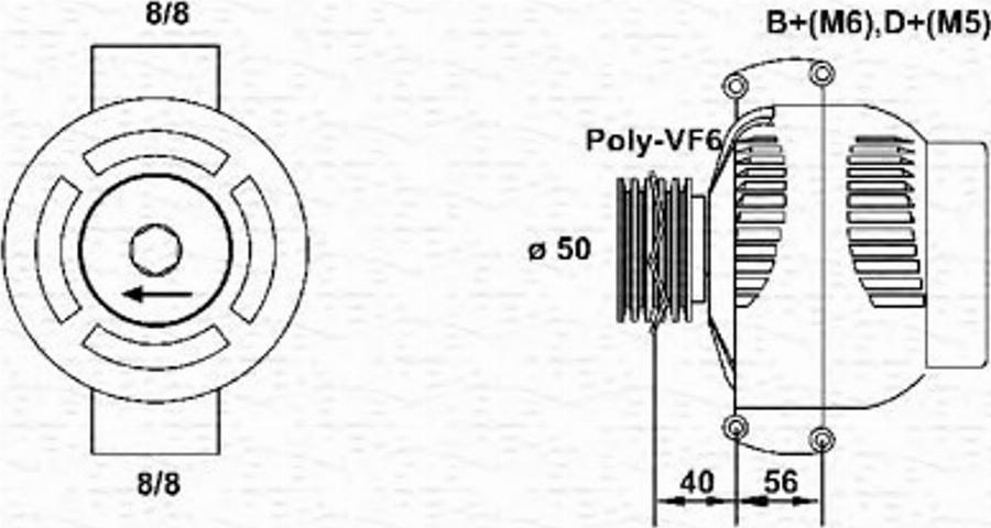 Magneti Marelli 943355135010 - Alternatore autozon.pro