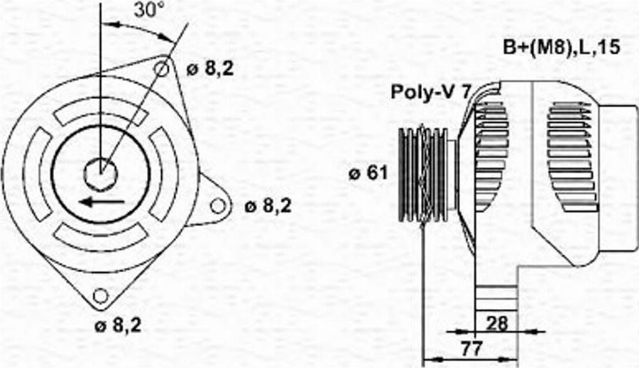 Magneti Marelli 943355133010 - Alternatore autozon.pro