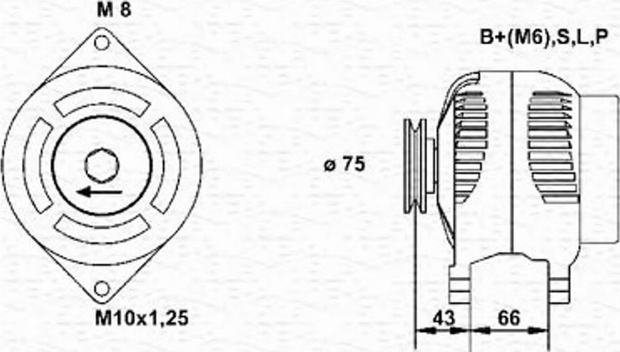 Magneti Marelli 943355172010 - Alternatore autozon.pro