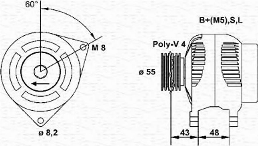 Magneti Marelli 943355177010 - Alternatore autozon.pro