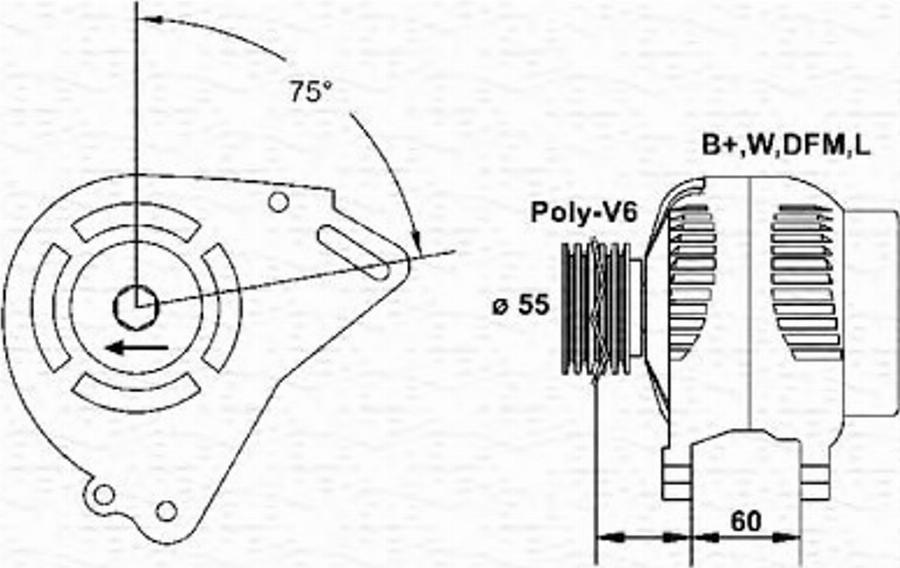 Magneti Marelli 943355204010 - Alternatore autozon.pro