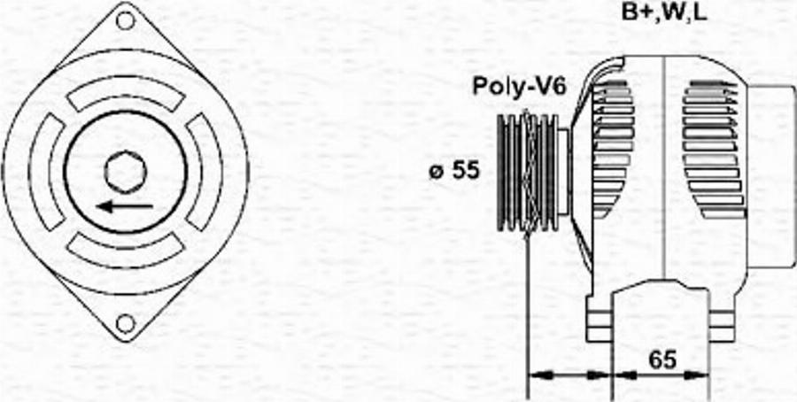 Magneti Marelli 943355213010 - Alternatore autozon.pro