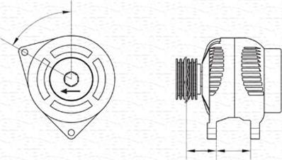 Magneti Marelli 943355230010 - Alternatore autozon.pro