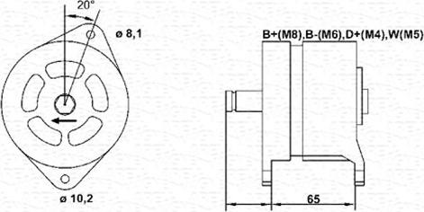 Magneti Marelli 943355232010 - Alternatore autozon.pro