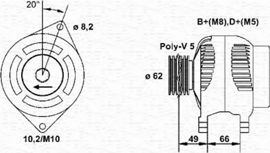 Magneti Marelli 943356995010 - Alternatore autozon.pro