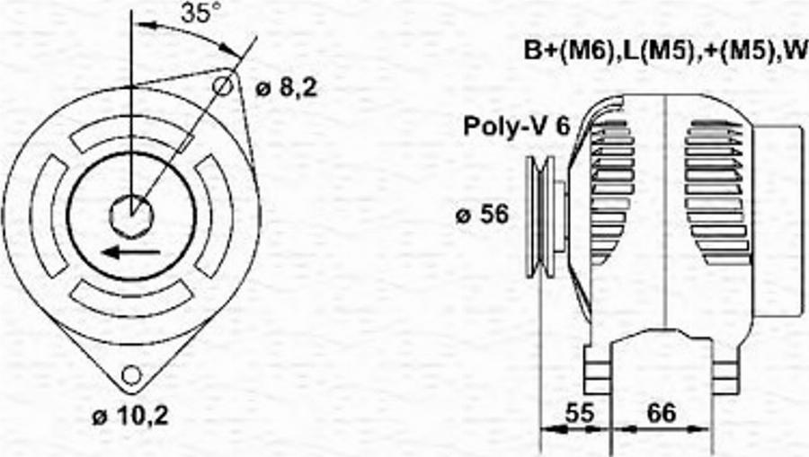 Magneti Marelli 943356946010 - Alternatore autozon.pro