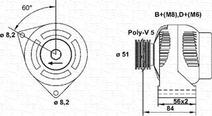 Magneti Marelli 943356957010 - Alternatore autozon.pro