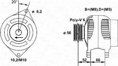 Magneti Marelli 943356964010 - Alternatore autozon.pro