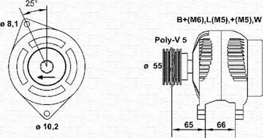 Magneti Marelli 943356963010 - Alternatore autozon.pro