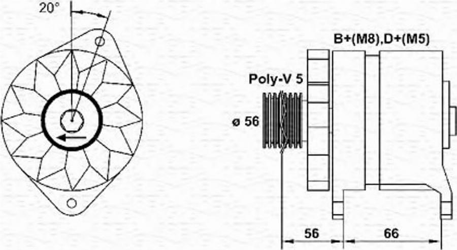 Magneti Marelli 943356967010 - Alternatore autozon.pro