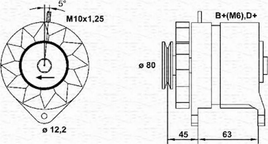 Magneti Marelli 943356903010 - Alternatore autozon.pro