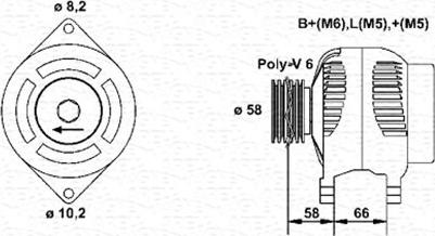 Magneti Marelli 943356980010 - Alternatore autozon.pro