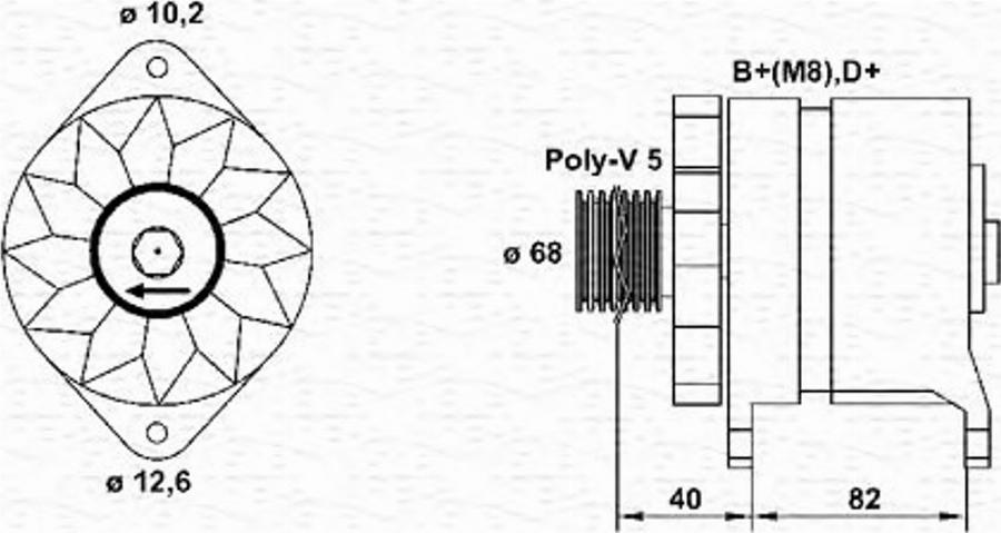 Magneti Marelli 943356983010 - Alternatore autozon.pro