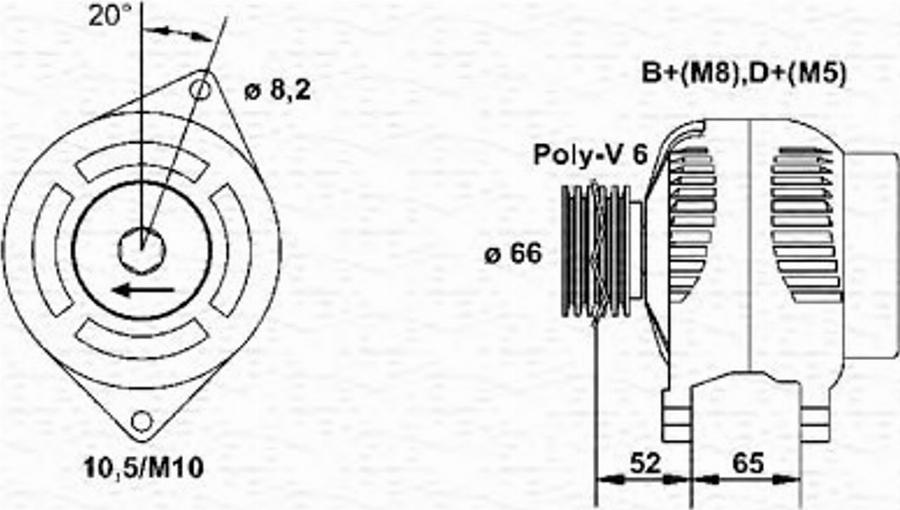 Magneti Marelli 943356976010 - Alternatore autozon.pro