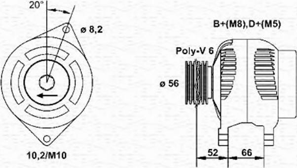 Magneti Marelli 943356973010 - Alternatore autozon.pro