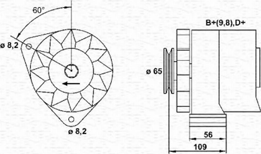 Magneti Marelli 943356446010 - Alternatore autozon.pro