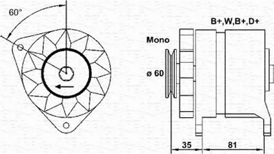 Magneti Marelli 943356455010 - Alternatore autozon.pro