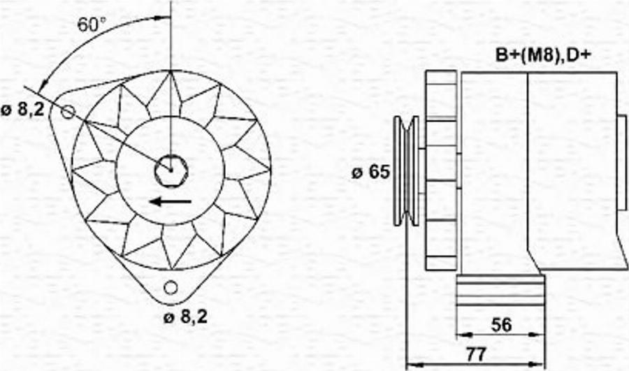 Magneti Marelli 943356452010 - Alternatore autozon.pro