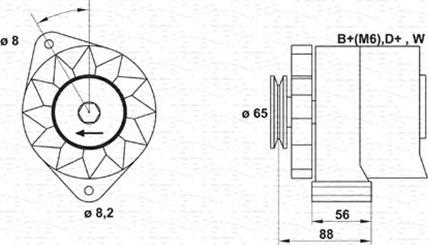 Magneti Marelli 943356408010 - Alternatore autozon.pro