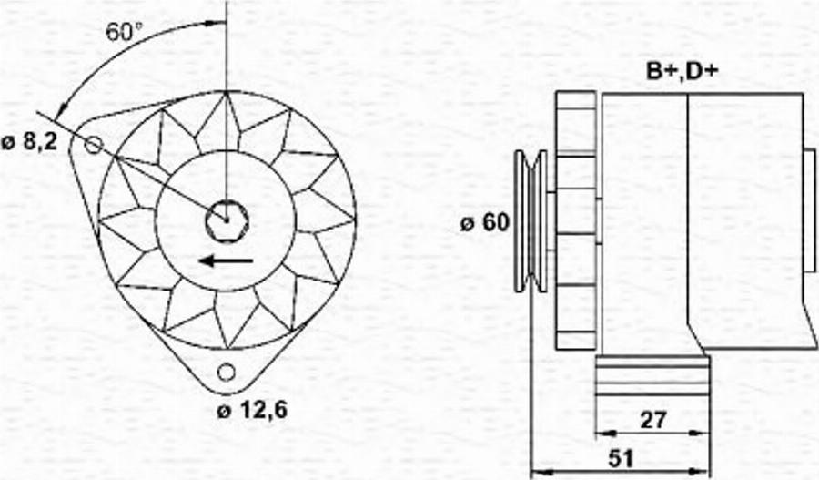 Magneti Marelli 943356544010 - Alternatore autozon.pro