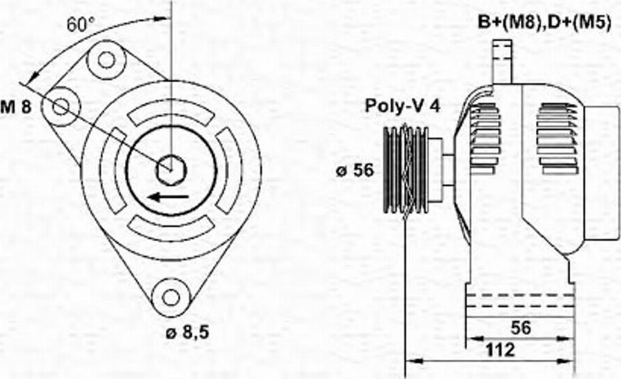 Magneti Marelli 943356556010 - Alternatore autozon.pro