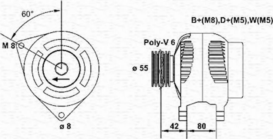 Magneti Marelli 943356557010 - Alternatore autozon.pro