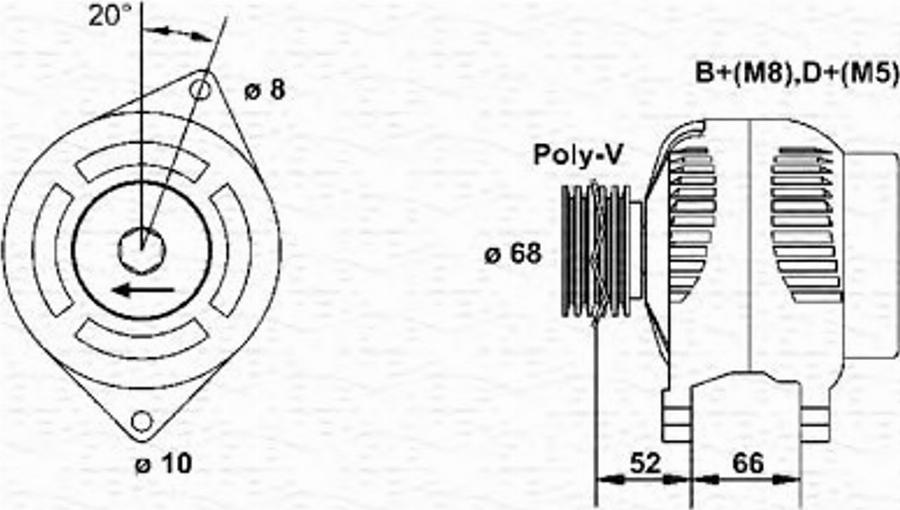 Magneti Marelli 943 35 656 701 0 - Alternatore autozon.pro