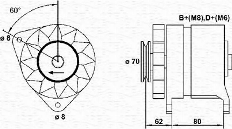 Magneti Marelli 943356504010 - Alternatore autozon.pro