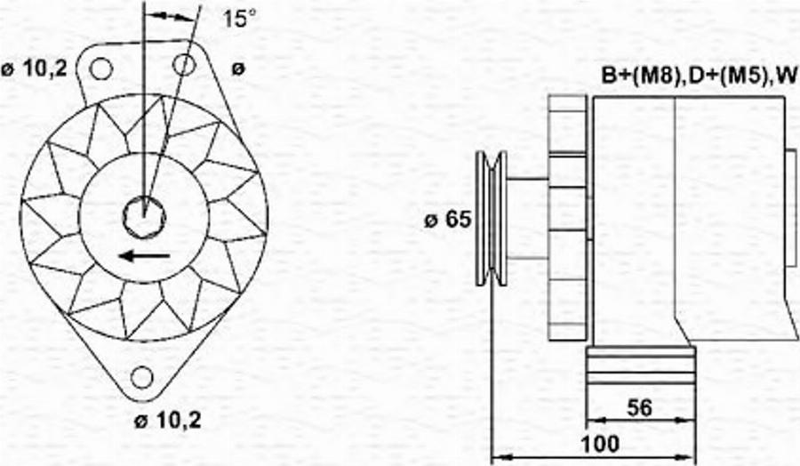 Magneti Marelli 943356505010 - Alternatore autozon.pro