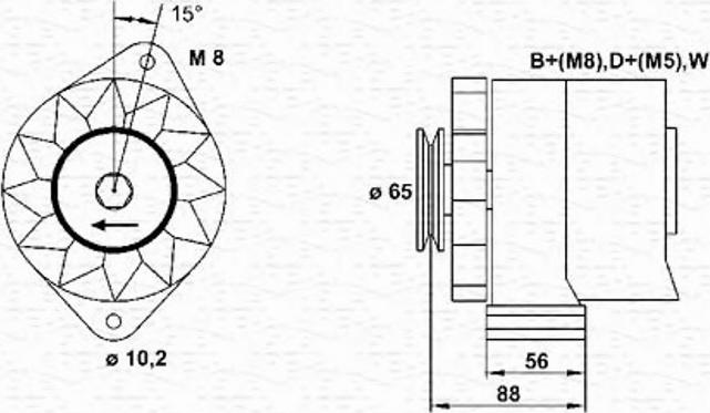 Magneti Marelli 943356508010 - Alternatore autozon.pro